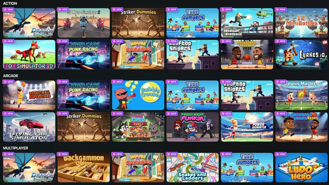 Free browser games online without download